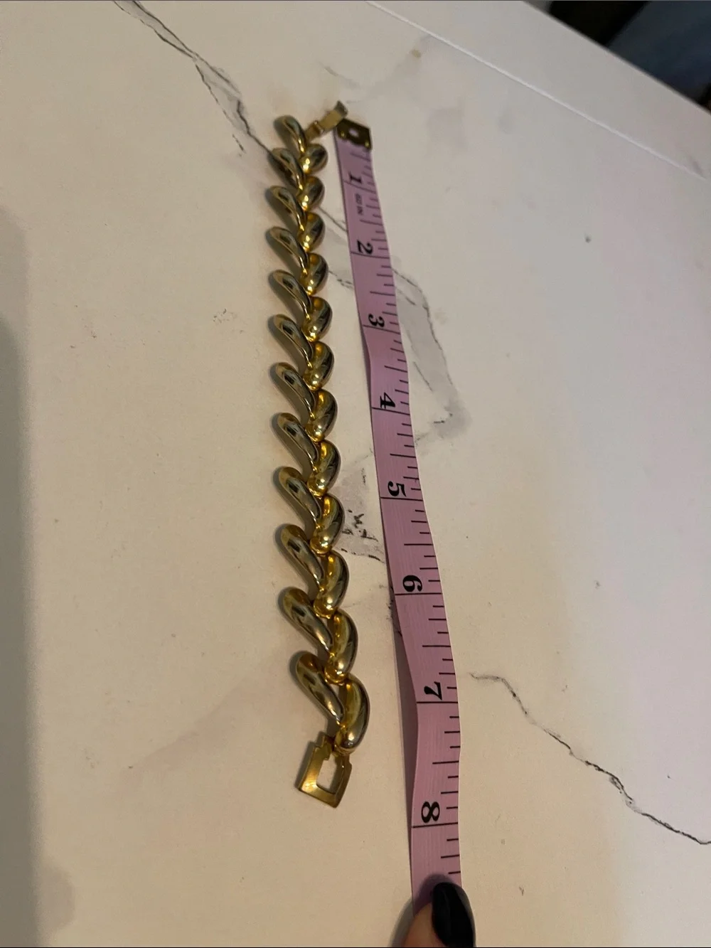 Gold tone Chain Link Bracelet - Women Accessories